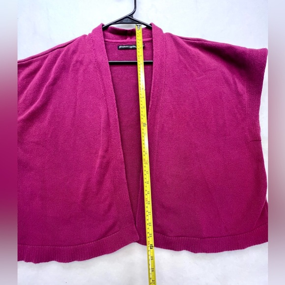 GUDRUN SJODEN Open Front short sleeve Knit Cardigan Sweater- Size XL - Picture 5 of 8